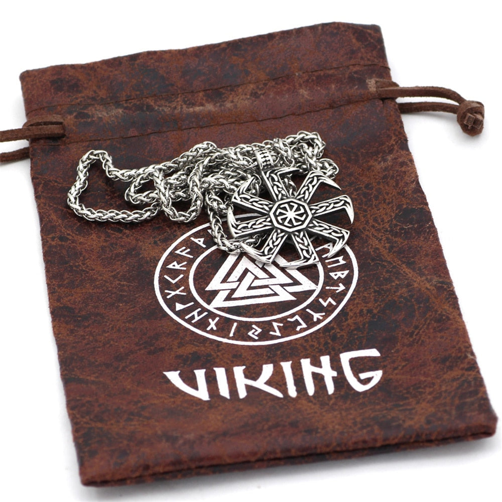 Nordic Slavic Kolovrat Runes Neckla