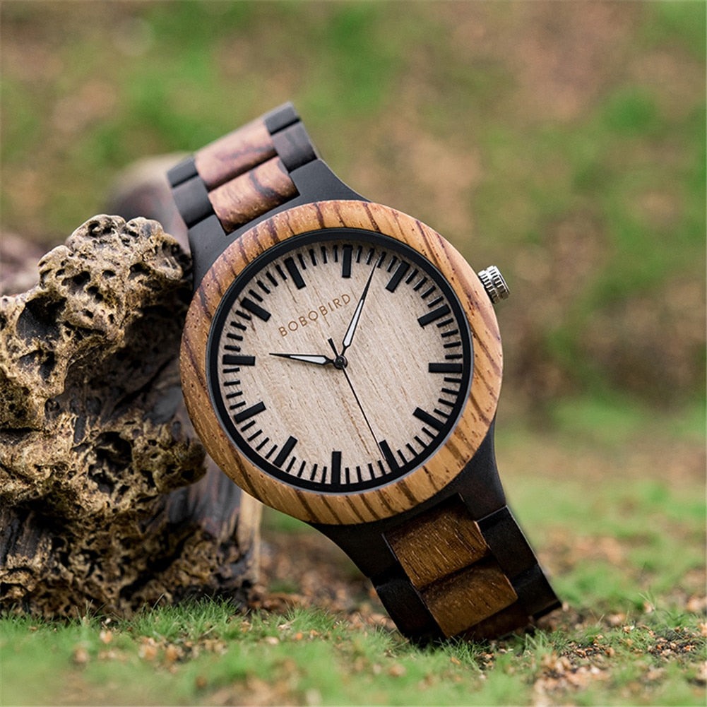 Ladies Wood Watch Luxury Bracelet Watches Women Dress Watch