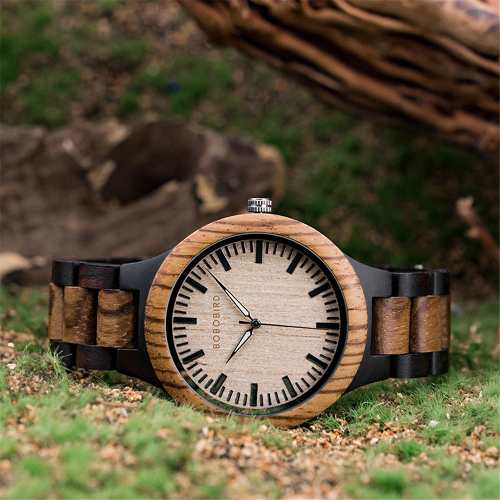 Ladies Wood Watch Luxury Bracelet Watches Women Dress Watch