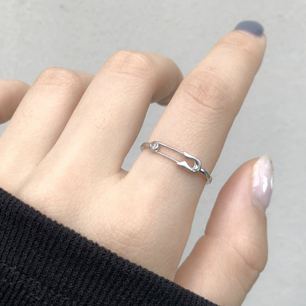 Creative Style Silver Color Pin Ring
