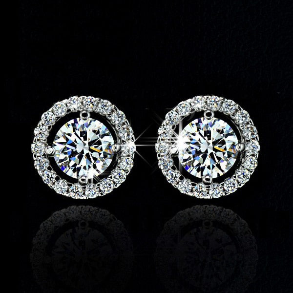 Crystal Women Wedding Necklace Earring bracelets Ring Jewelry Set