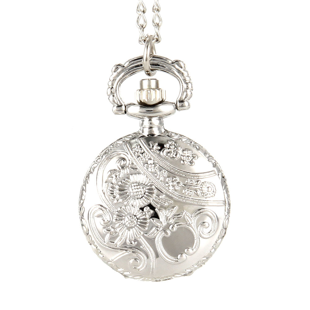 Vintage Alloy  Women Quartz Pocket Watch