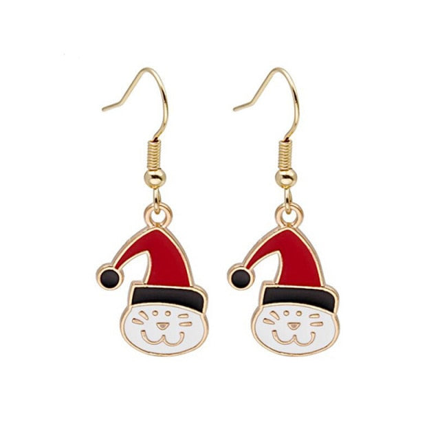 New Trendy Statement Christmas Tree Earrings