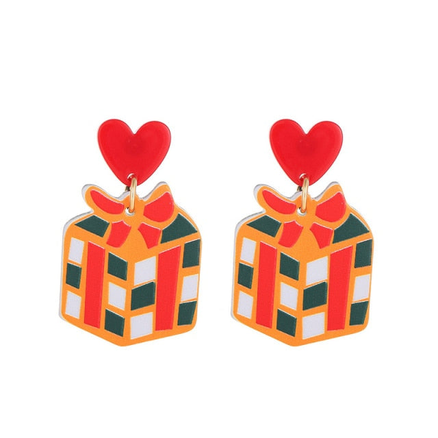 New Trendy Statement Christmas Tree Earrings