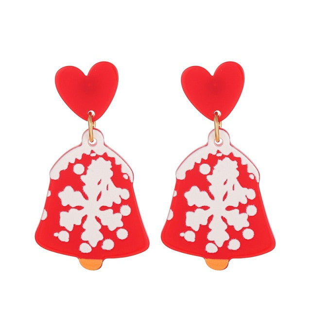 New Trendy Statement Christmas Tree Earrings