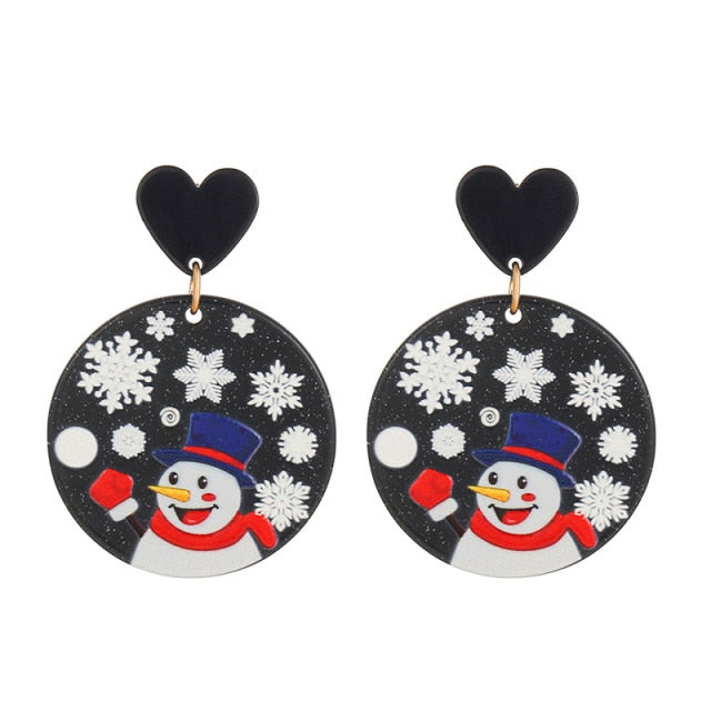 New Trendy Statement Christmas Tree Earrings