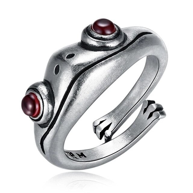 Blue Eyes Owl Ring