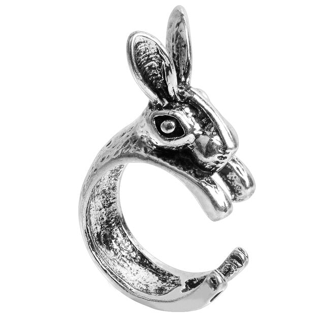 Blue Eyes Owl Ring