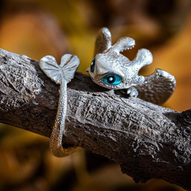 Cute Cartoon Elf Toothless Aberdeen Metal Open Rings