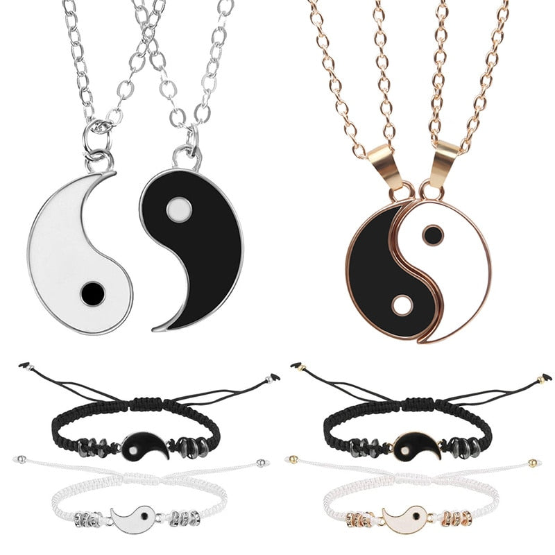 Tai Chi Yin Yang Couple Bracelets