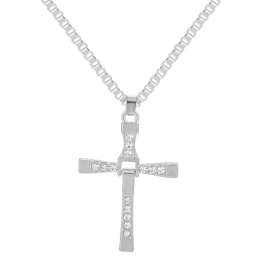 Rhinestone Cross Crystal Pendant