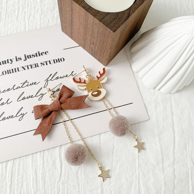 New Trendy Statement Christmas Tree Earrings