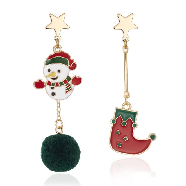 New Trendy Statement Christmas Tree Earrings