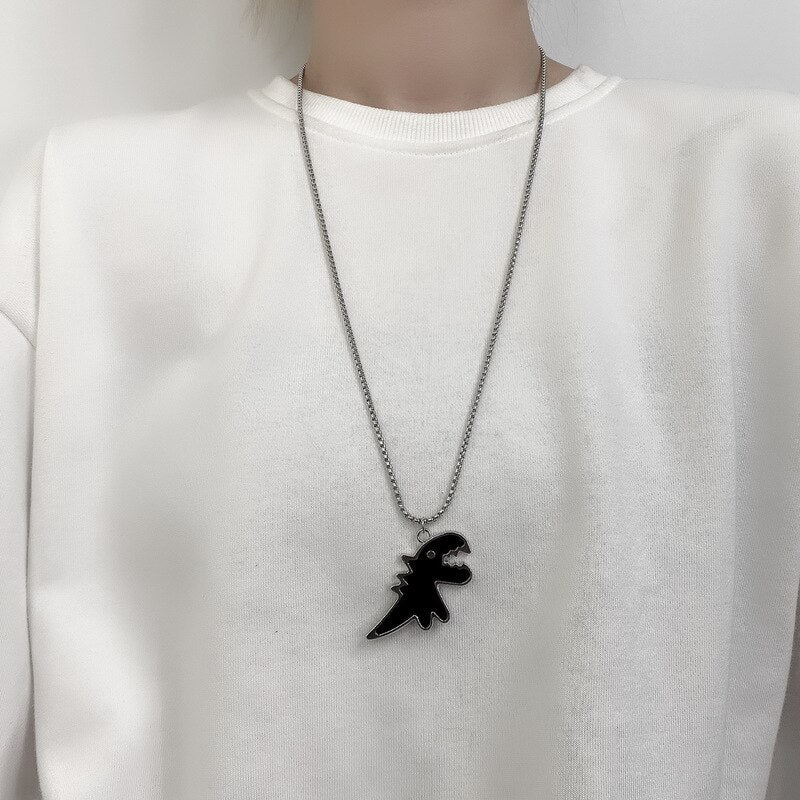Cartoon Dinosaur Pendant Necklace
