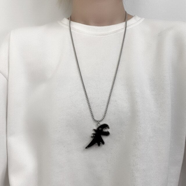 Cartoon Dinosaur Pendant Necklace