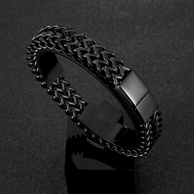 Punk Motorcycle Accessories Magnetic Clasp Bracelets