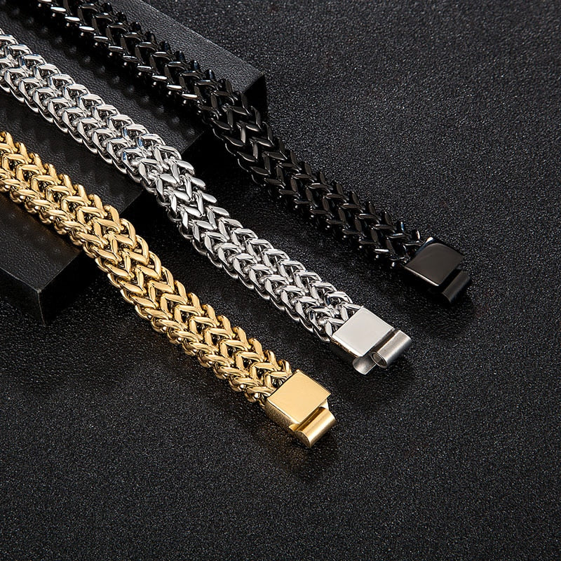Punk Motorcycle Accessories Magnetic Clasp Bracelets