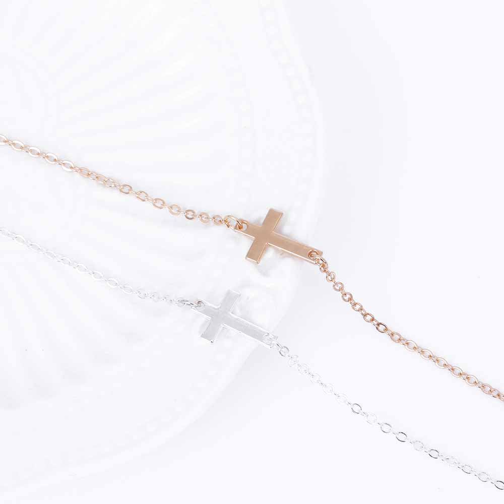 charm cross cross chain bracelet