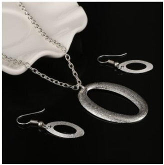 Gold Color Austrian Crystal Classic Hollow Round  Jewelry Set