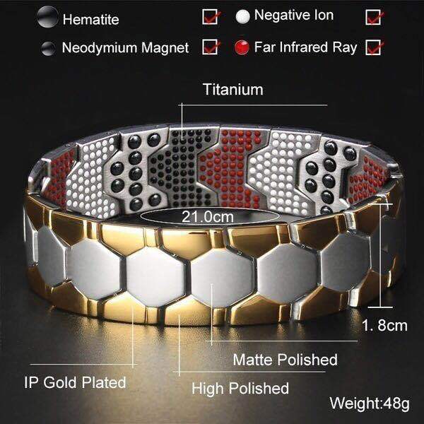 New Magnetic therapy Chain Link Bracelet for Women