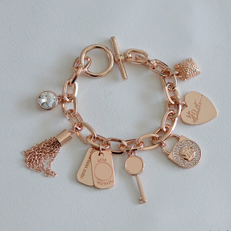 tassels Heart Beetle Charm Bracelets