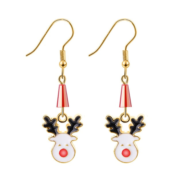 New Trendy Statement Christmas Tree Earrings