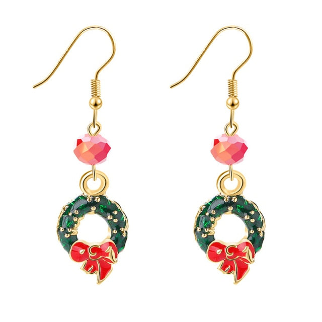 New Trendy Statement Christmas Tree Earrings