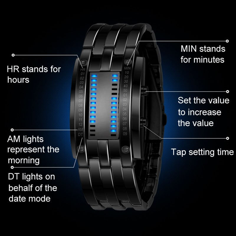 Couple Men's Wrist LED Digital Sport Watch