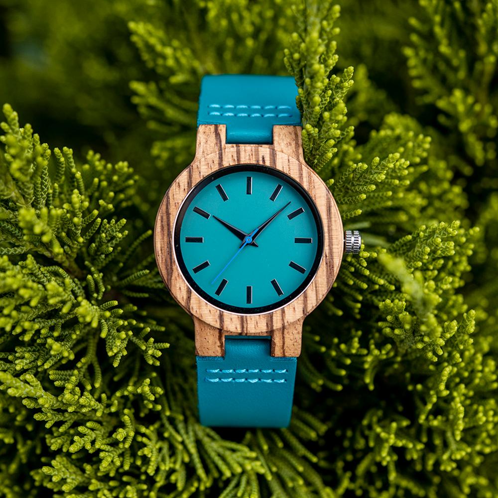 Wooden Couple Quartz Wristwatch