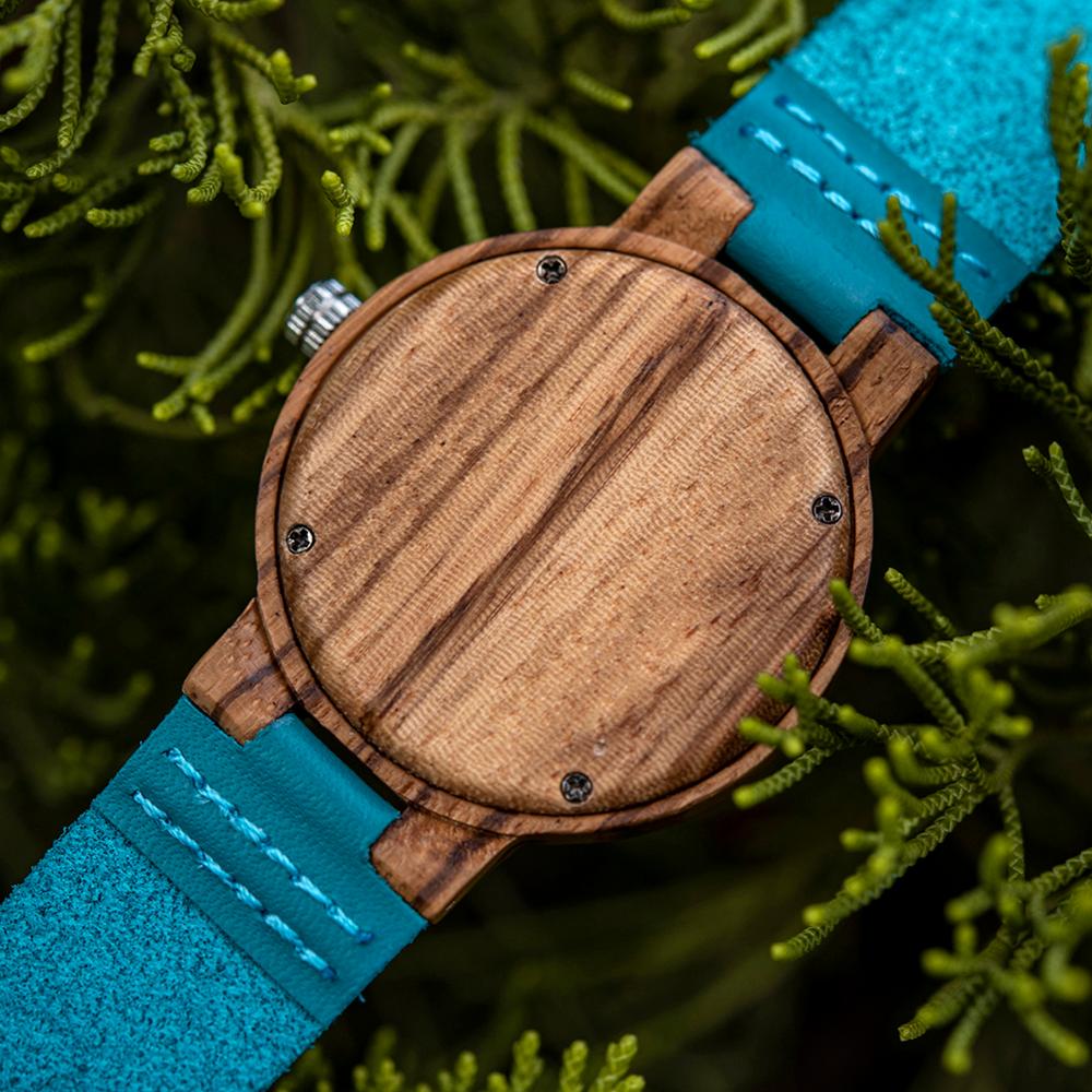 Wooden Couple Quartz Wristwatch