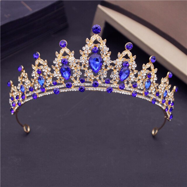 Bridal Jewelry Sets Princess Headband Tiaras Earrings Necklace Sets