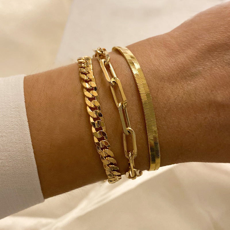Paperclip Chain Bracelet for Women
