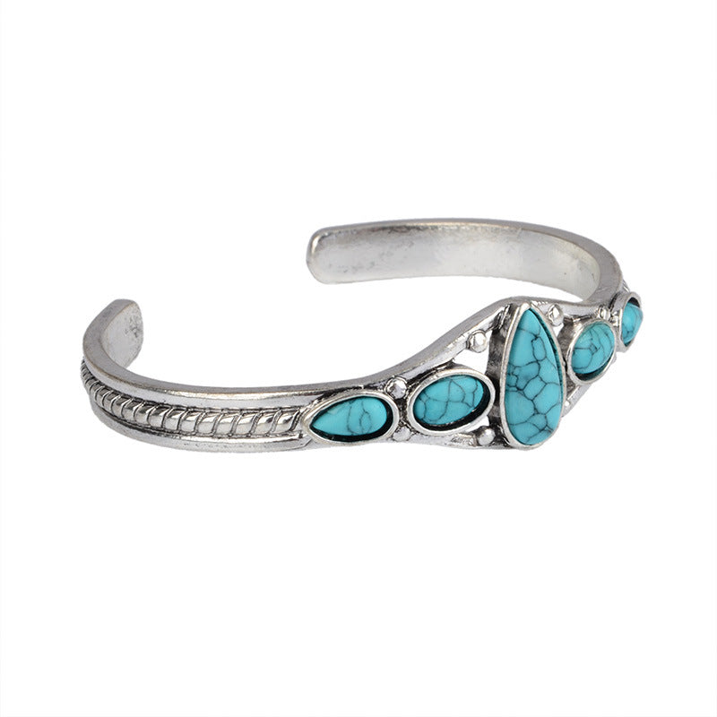 Hot Sale Vintage Turquoises Natural Stone Bracelets