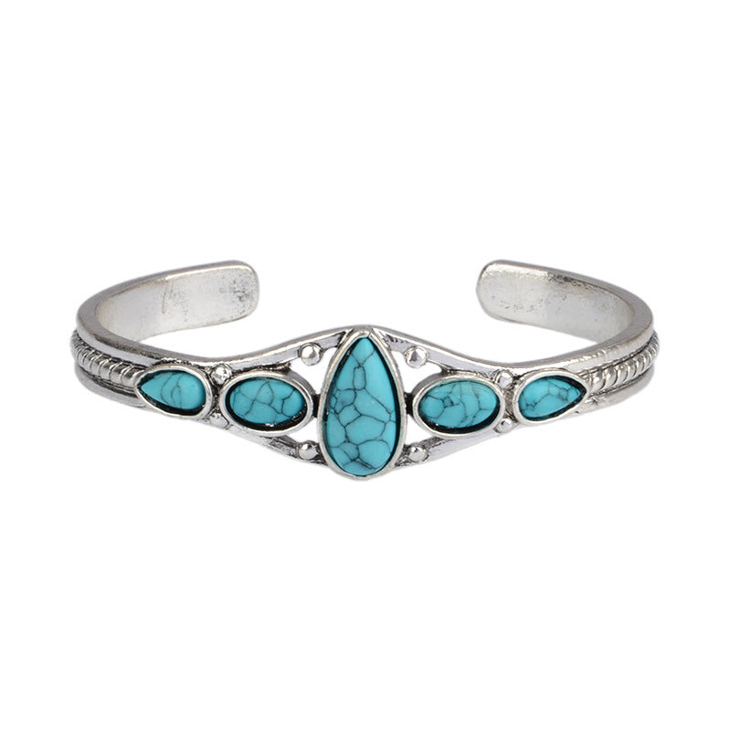Hot Sale Vintage Turquoises Natural Stone Bracelets