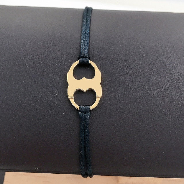 Fateama Simple stainless steel handcuff shape Bracelet
