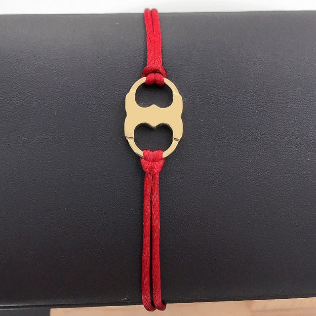 Fateama Simple stainless steel handcuff shape Bracelet