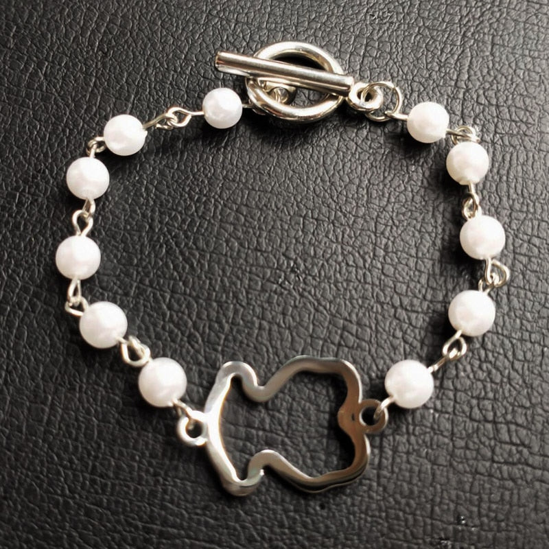 New Style Fashion White Beadl Bracelet