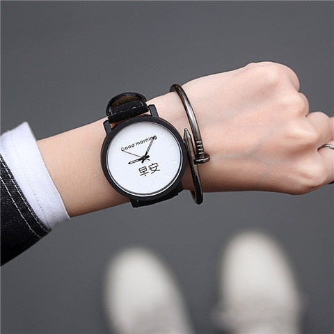 Lover's Watch Women Casual Leather Strap Watches