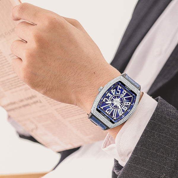 Hip Hop Men Watch Quartz Creative Diamond Clock