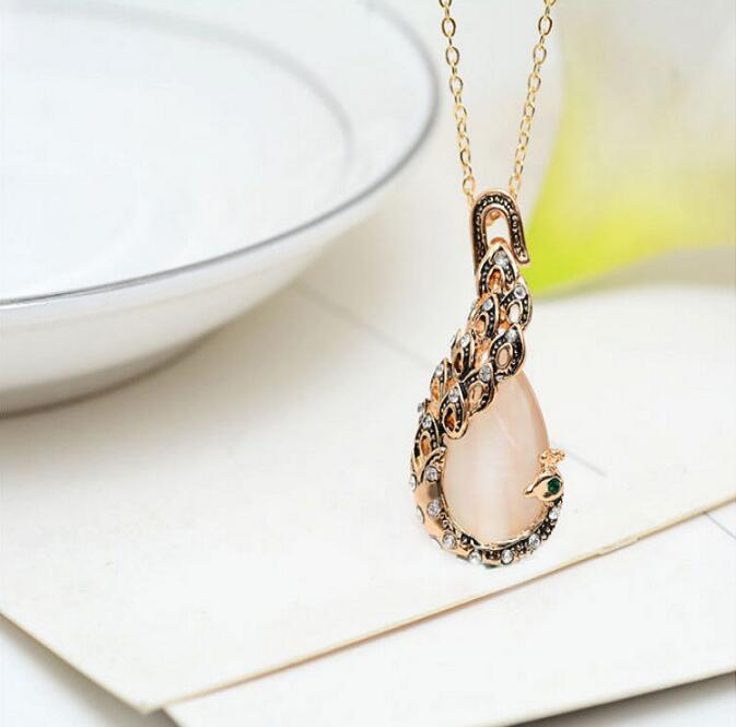 Women Elegant Waterdrop Rhinestone  Hook Earrings Jewelry Set