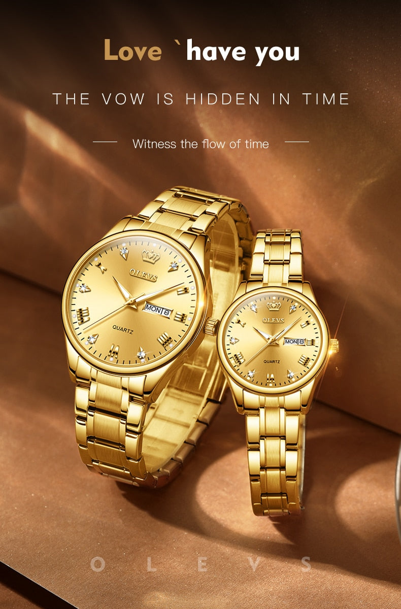 Fashion Lover's Watches Simple Couple Watch