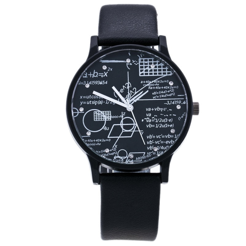Mathematical Men Watch Geometry Elements Student Watch