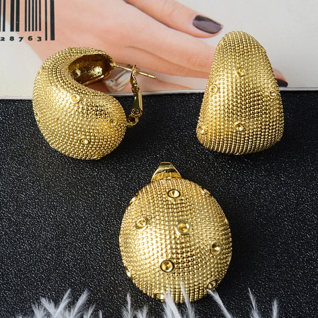 New Design Earrings Pendant Geometric Wedding Party Trendy Fashion Copper Sets