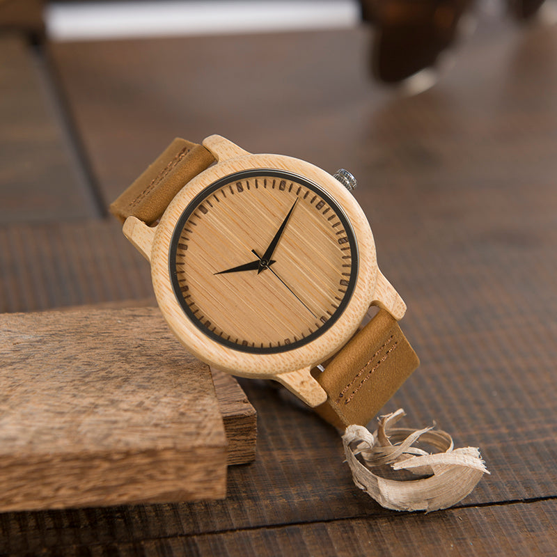 Bamboo Couples  Handmade Natural Wood Luxury Wristwatches