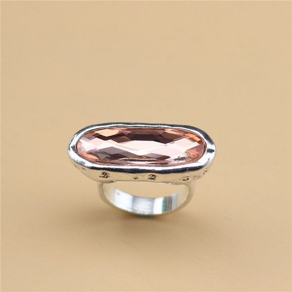 Fashion Jewelry Vintage  Crystal Girls Student Female Wedding Engagement Finger Ring
