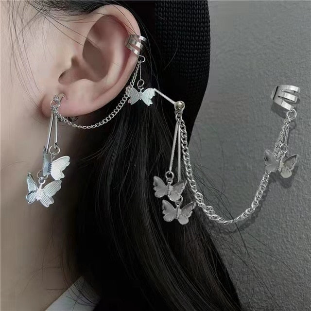Asymmetric Cross Stud Earrings for Women
