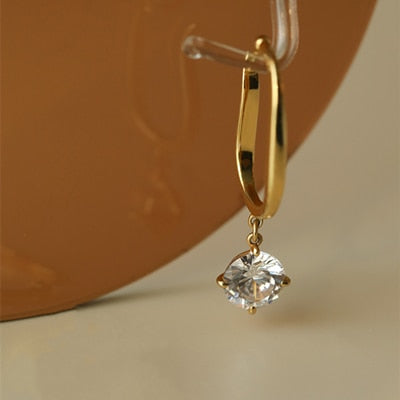 Pendientes de clip retro High Sense