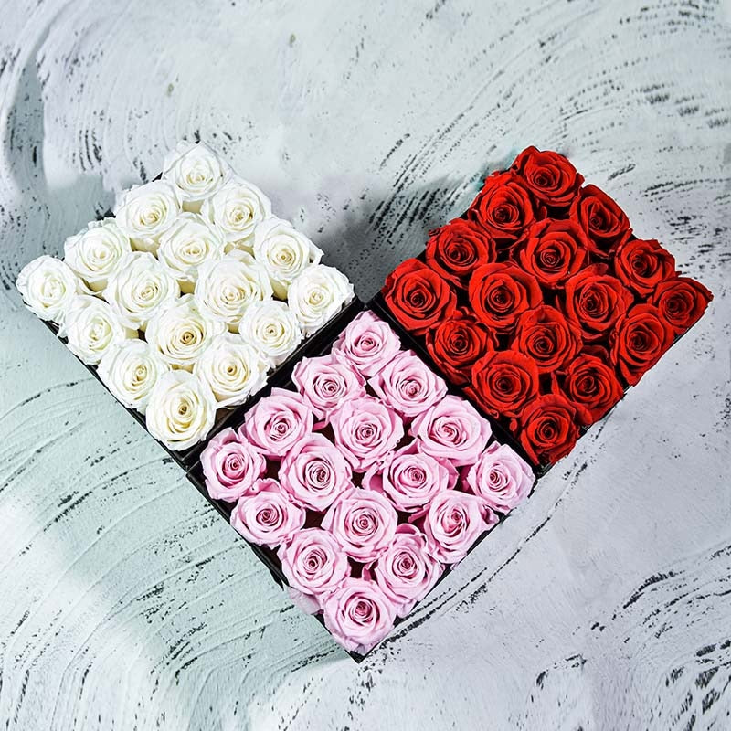 Eternal Rose In Love Box Preserved Real Flowers with Box Set
