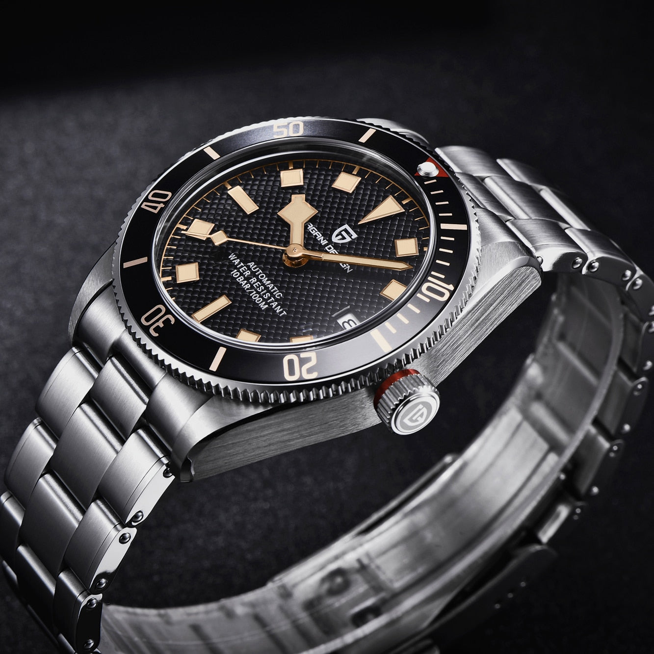 Retro Mechanical  Luxury Automatic Wrist Watch 100M Waterproof