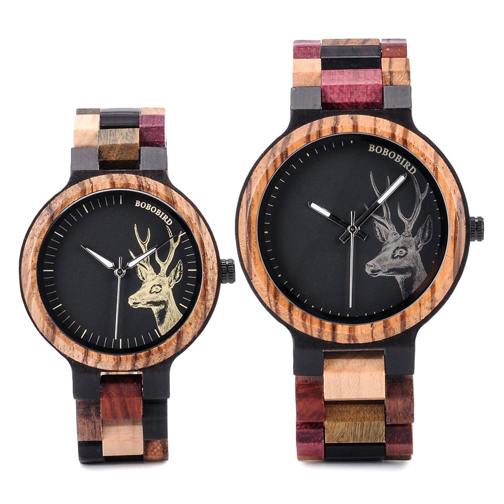 Wooden Couple Watch